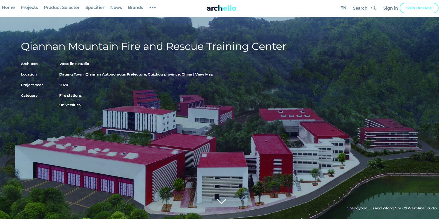 Qiannan Mountain Fire and Rescue Training Center