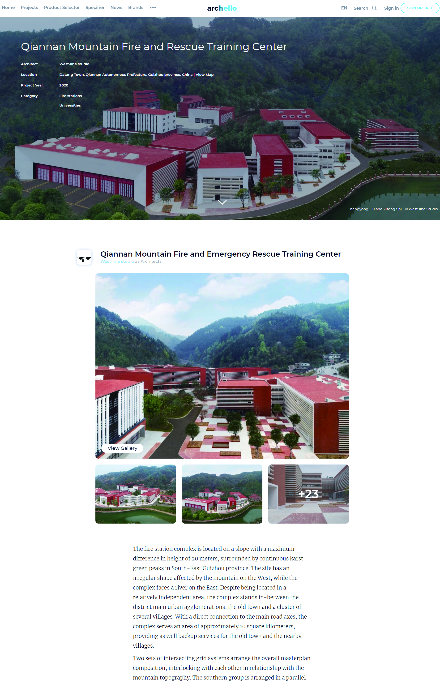 Qiannan Mountain Fire and Rescue Training Center