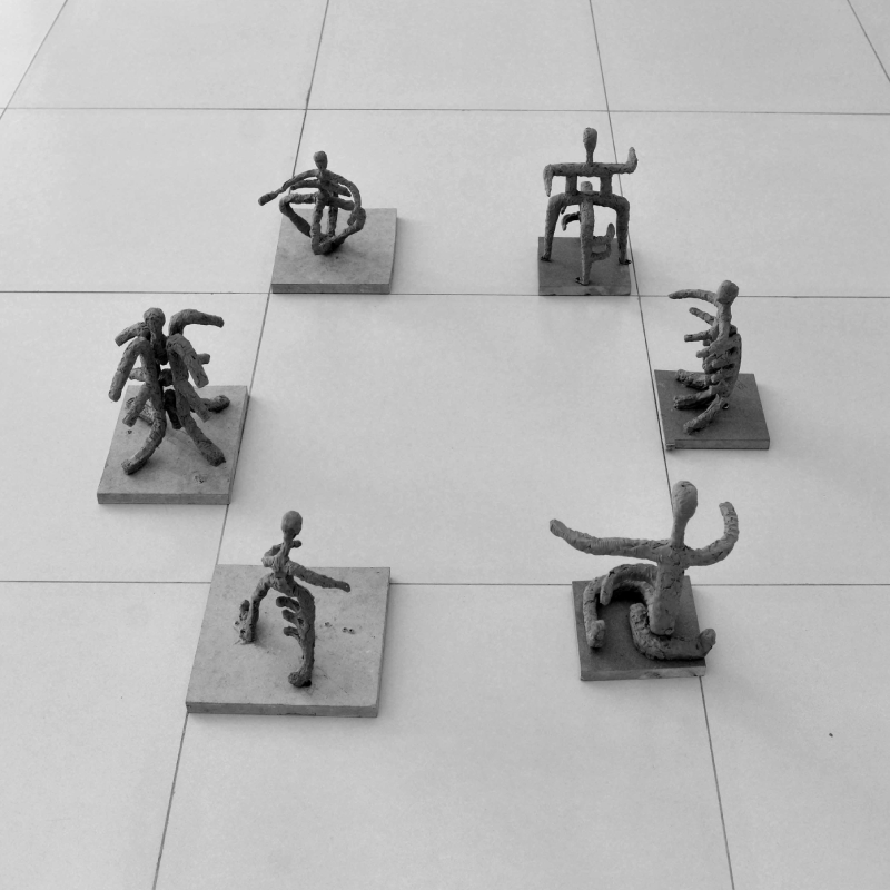 Shuishu Script Square Sculpture
