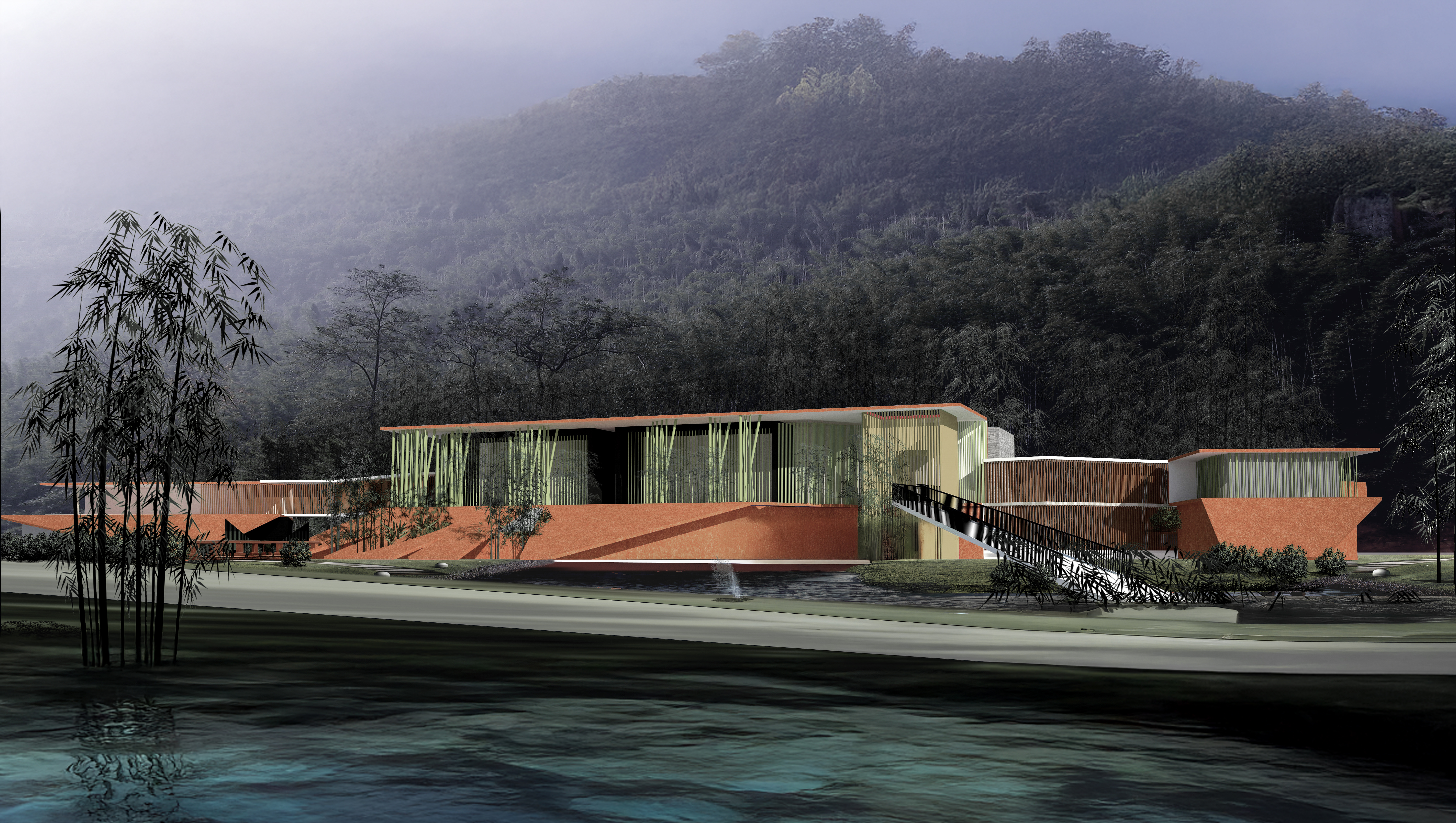 Chishui Visitor Center & Yangtze Peninsula Administrative Complex