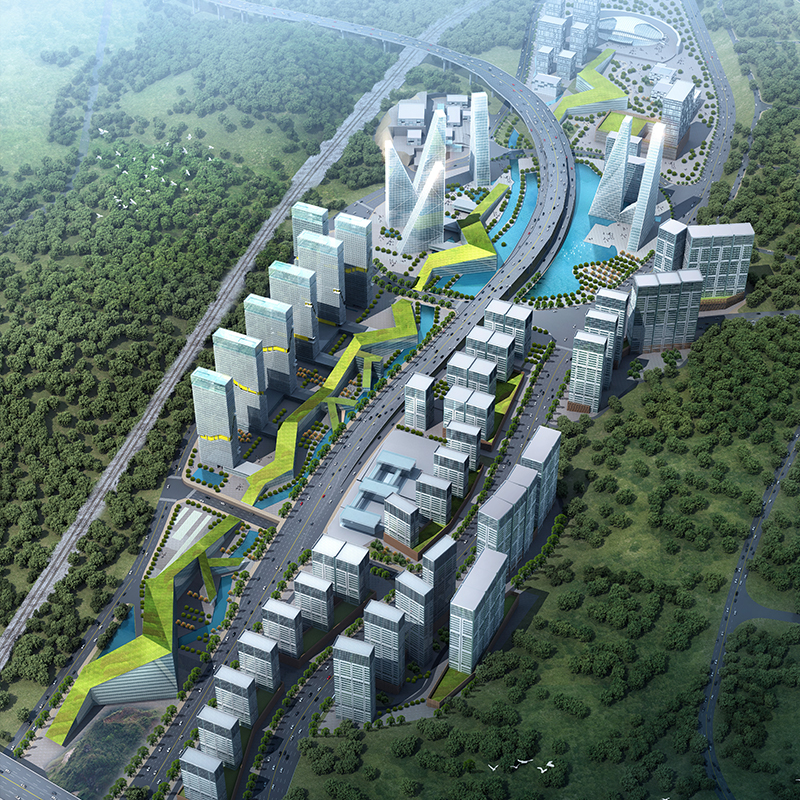 Yansha Line Green city