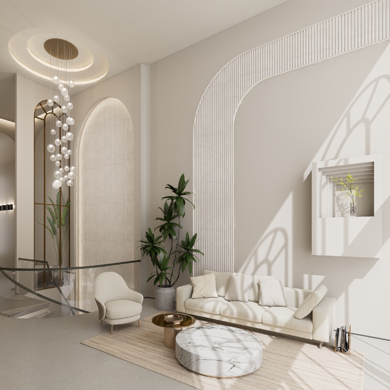 INDOOR-Manhattan Edenview Garden High-Rise Complex