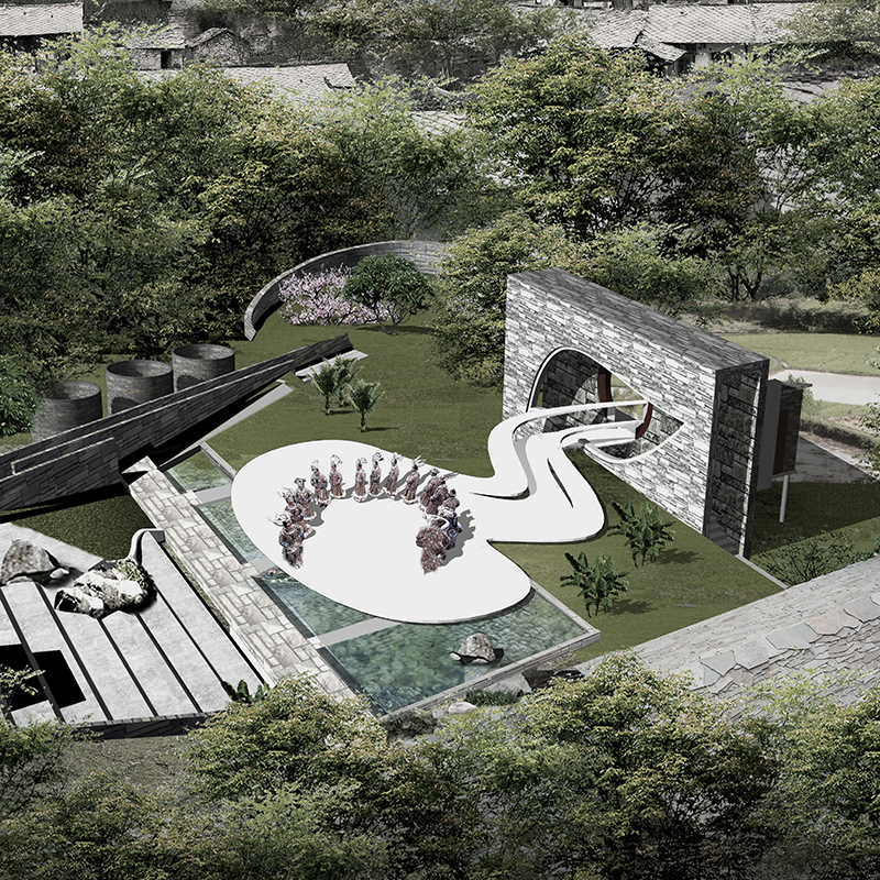Awakening Stone - Bailong Miao Village Ethnic Performance Venue