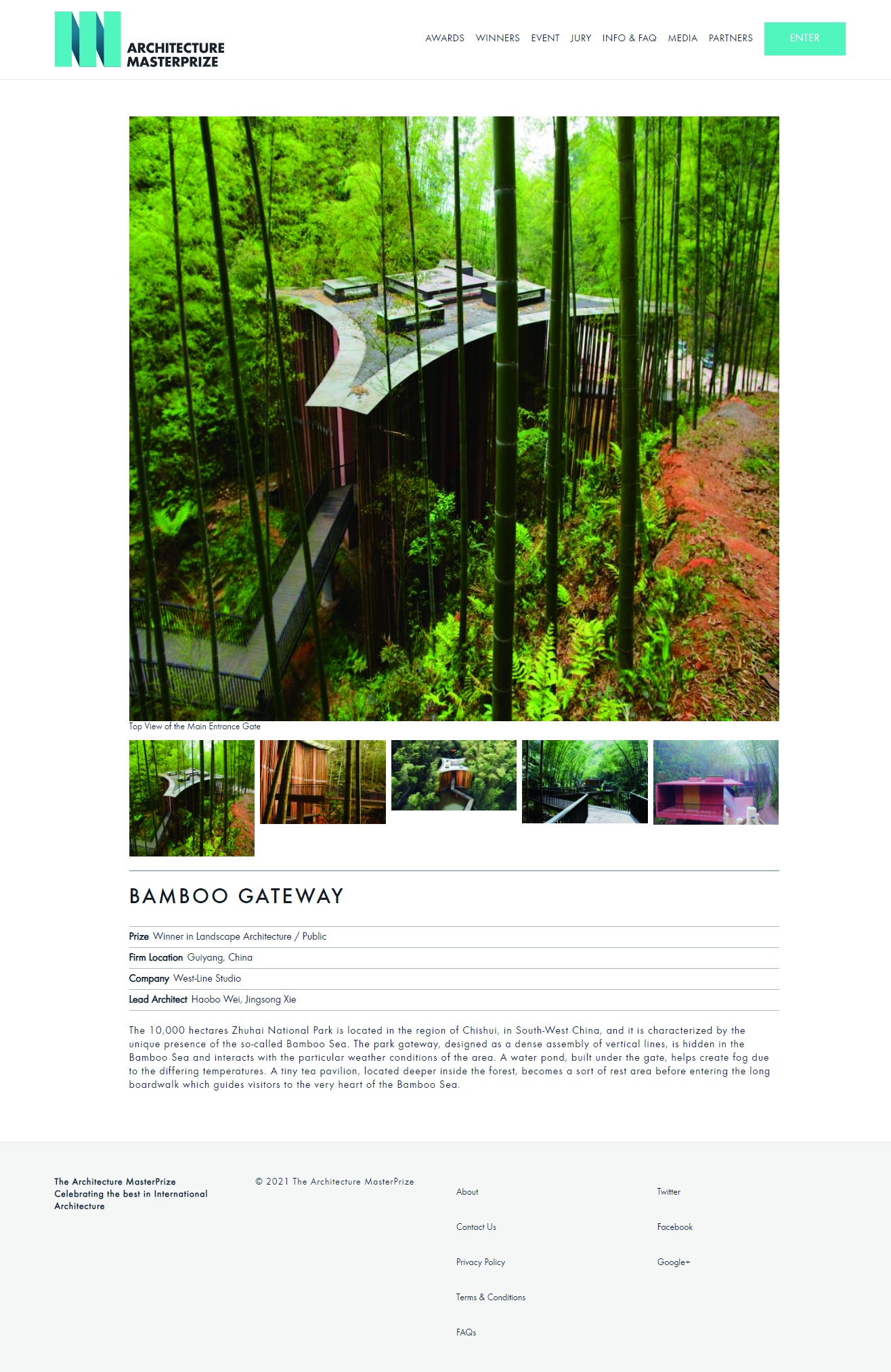 Architecture MasterPrize 2018 — Landscape