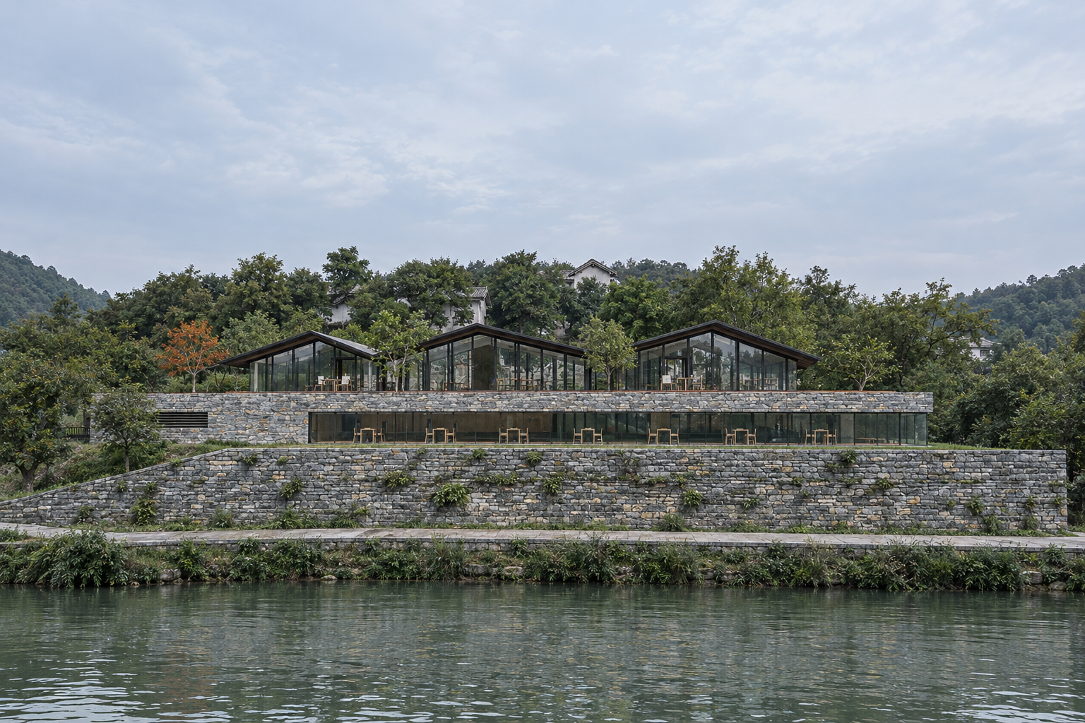 Landscape Facilities along Chetian Lake — 5