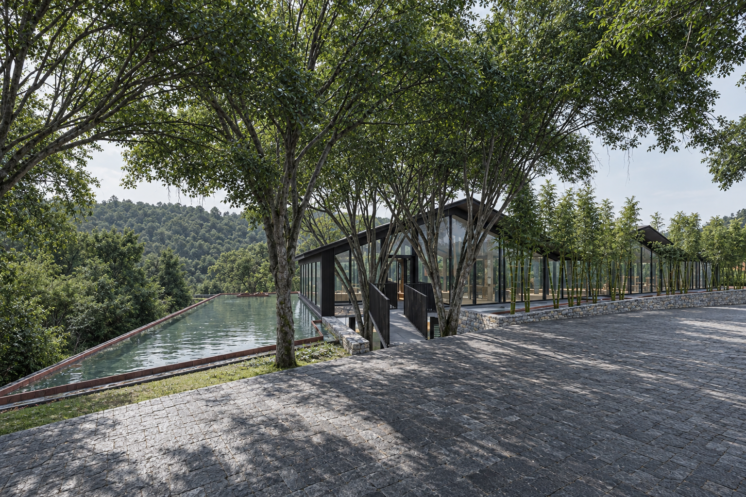 Landscape Facilities along Chetian Lake — 6