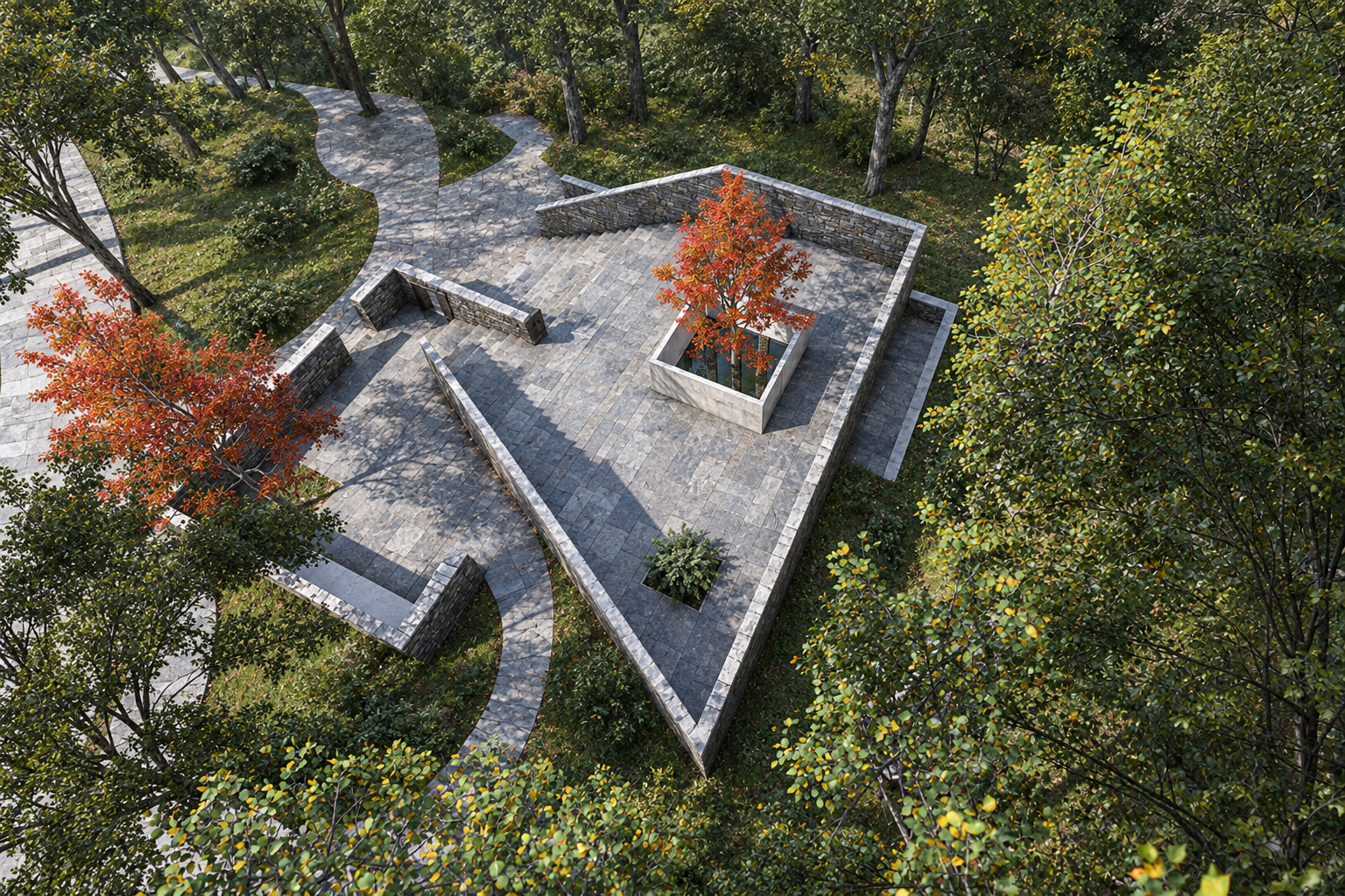 Landscape Facilities along Chetian Lake — 7