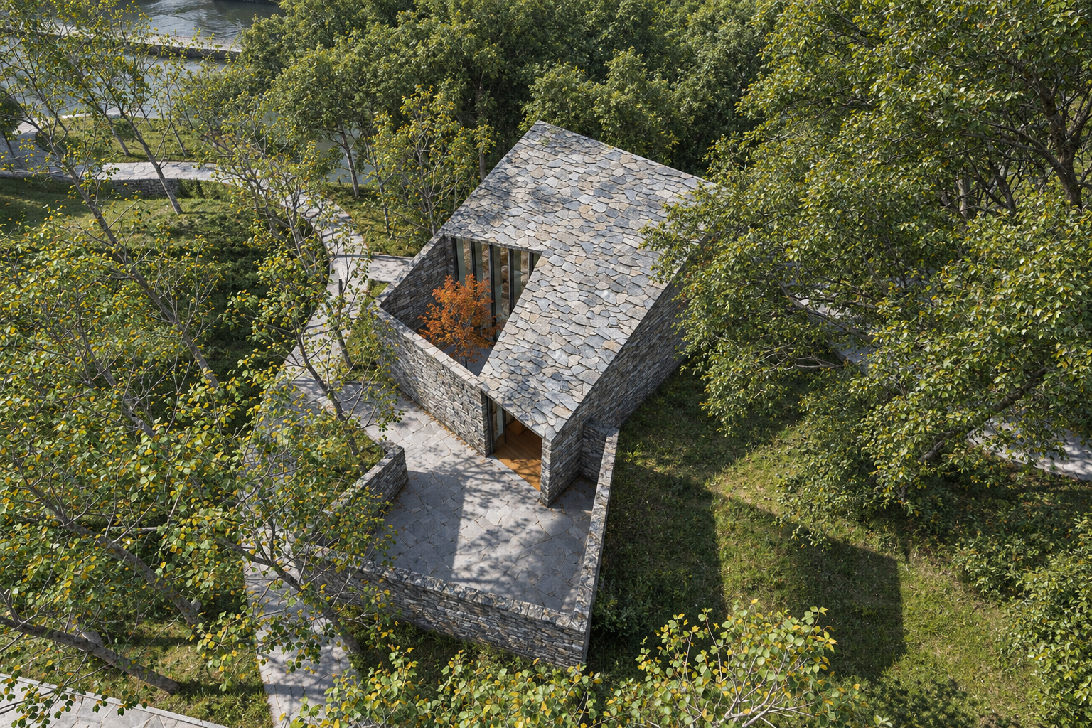 Landscape Facilities along Chetian Lake — 9
