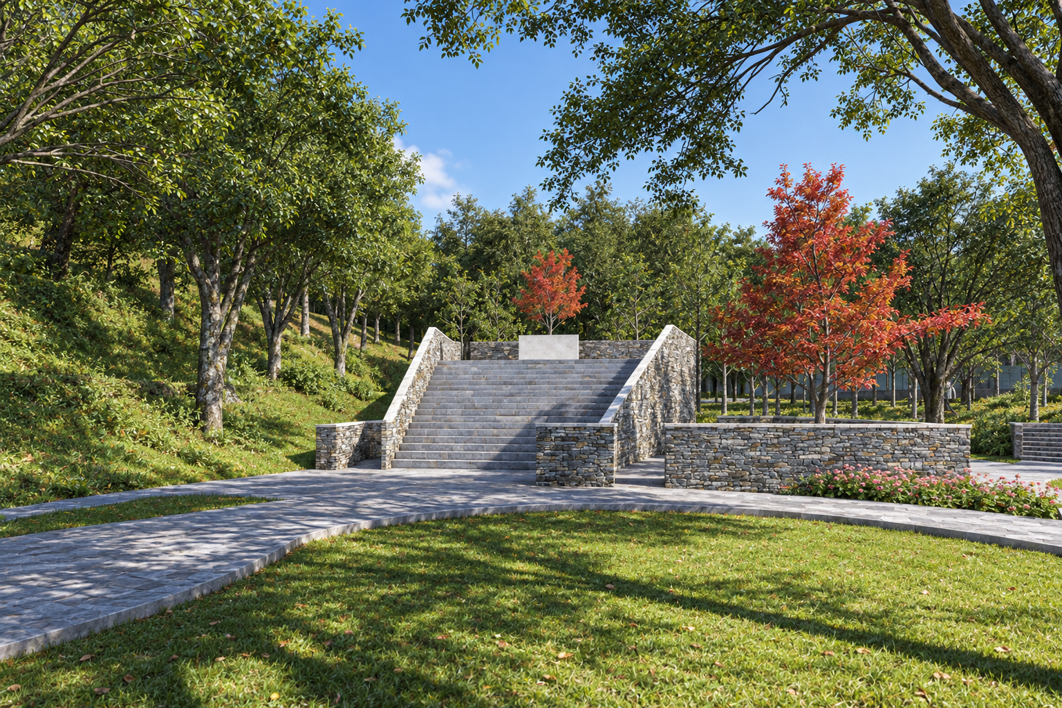 Landscape Facilities along Chetian Lake — 11