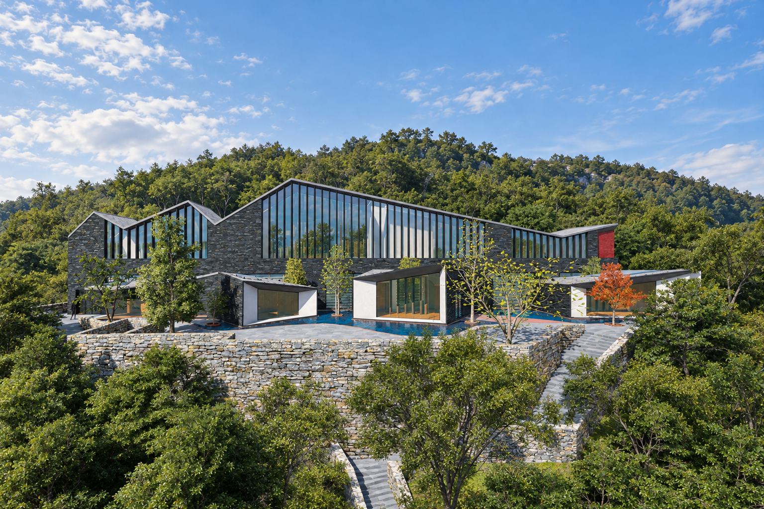 Landscape Facilities along Chetian Lake — 13