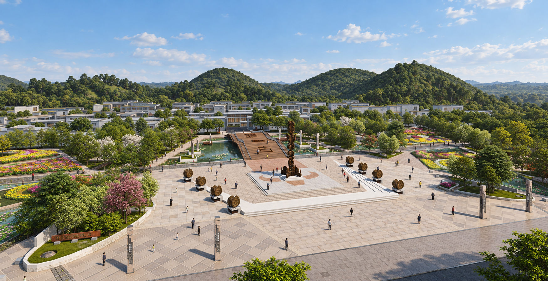 Zhenfeng Longchang Town Landscape Square — 1