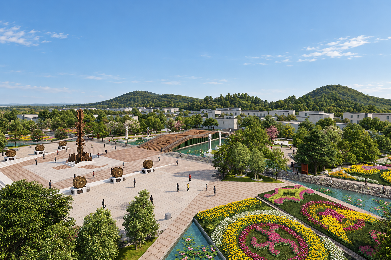 Zhenfeng Longchang Town Landscape Square — 5