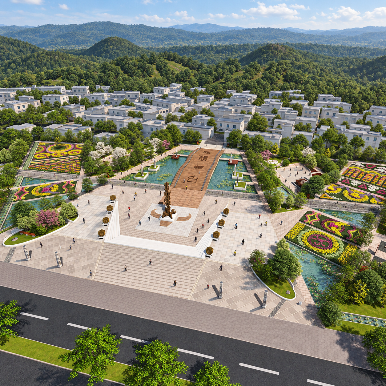 Zhenfeng Longchang Town Landscape Square