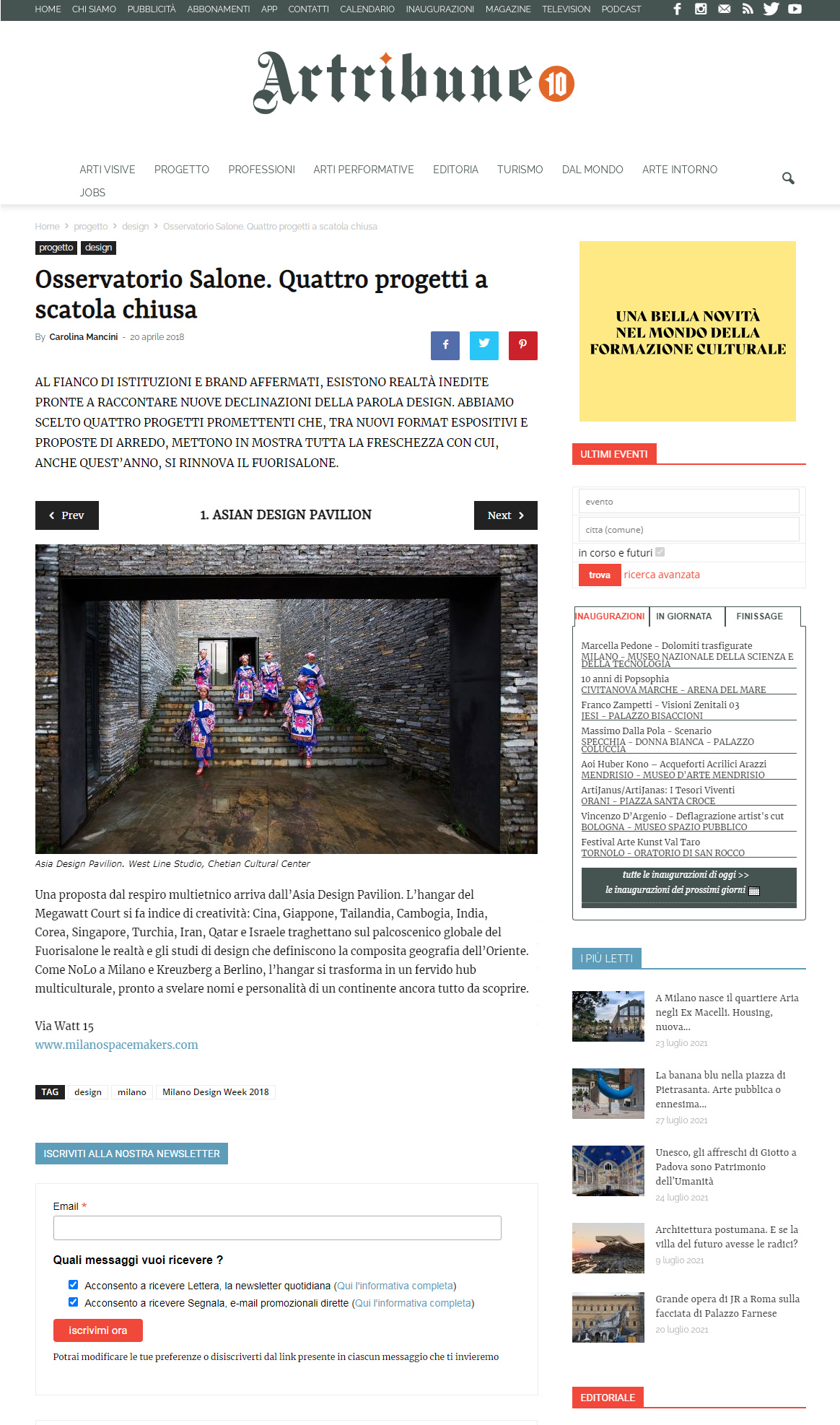 International media coverage — 7