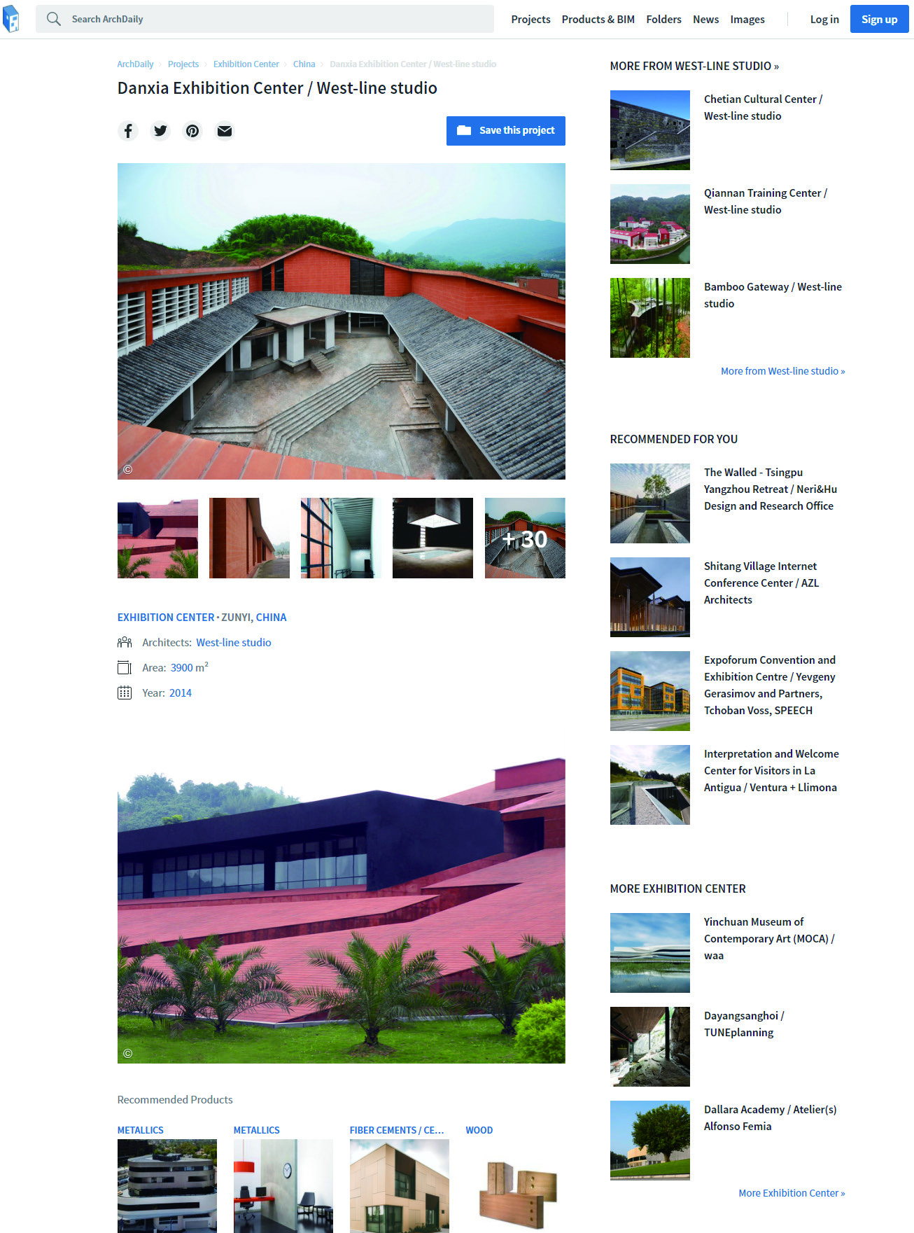 Danxia Exhibition Center / West-line studio