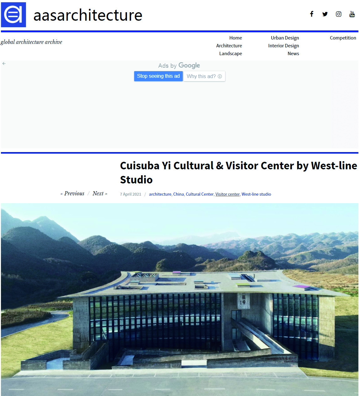 Cuisuba Yi Cultural & Visitor Center by West-line Studio