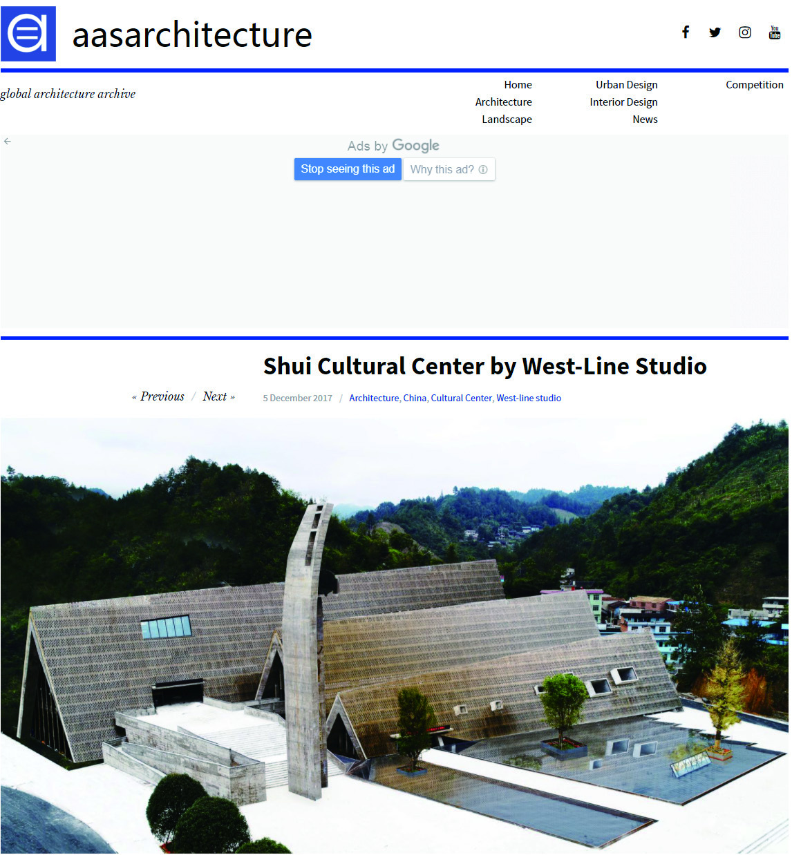 Shui Cultural Center by West-Line Studio