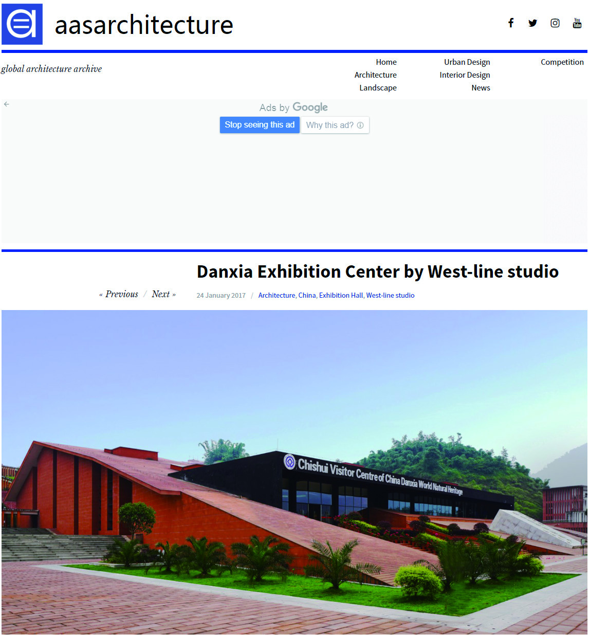 Danxia Exhibition Center by West-line studio