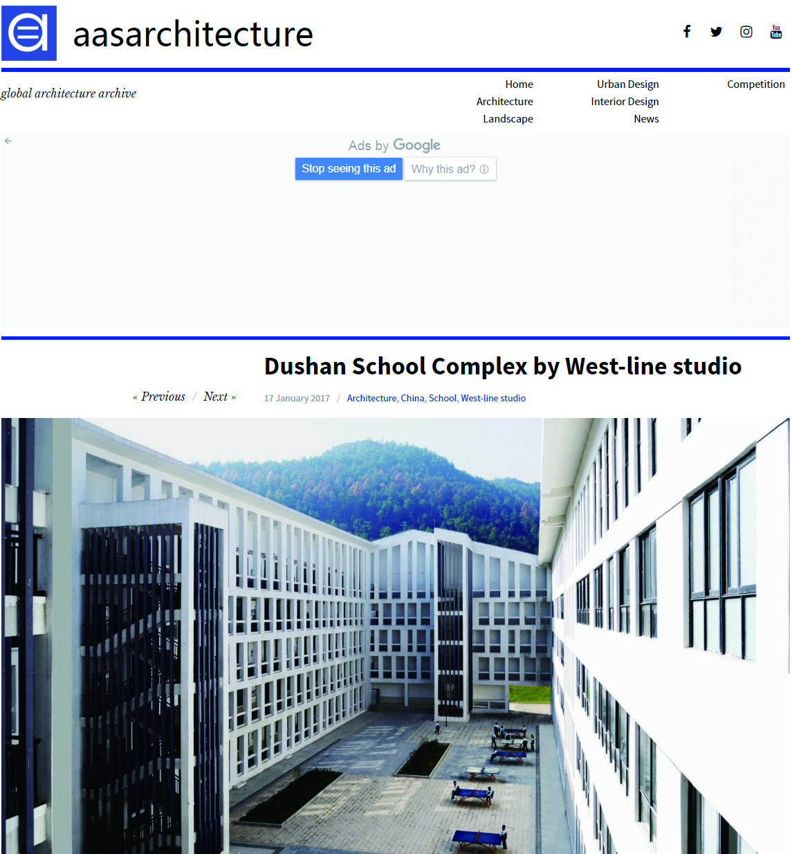Dushan School Complex by West-line studio