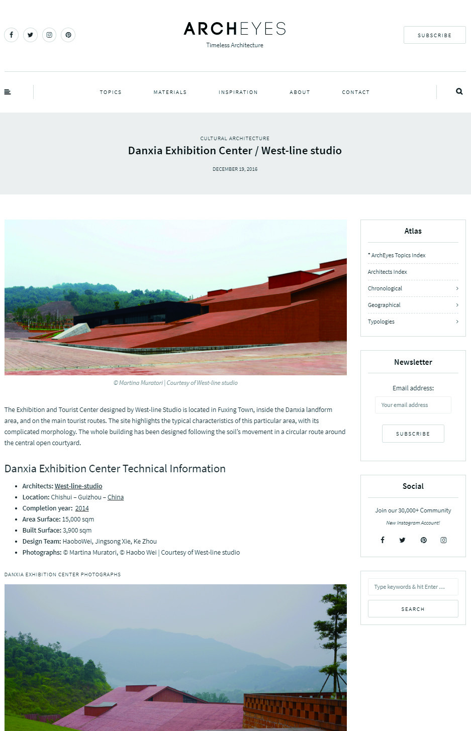 Danxia Exhibition Center / West-line studio