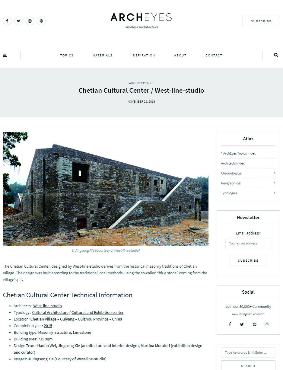 Chetian Cultural Center / West-line-studio