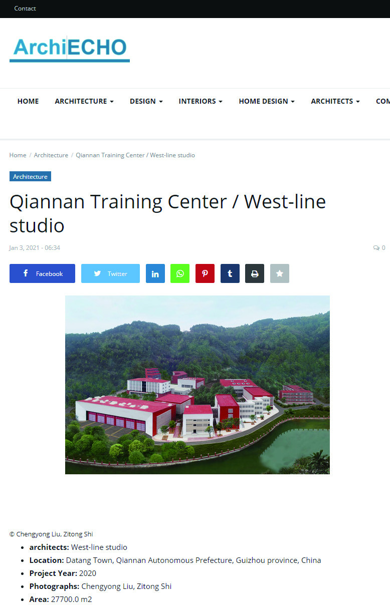 Qiannan Training Center / West-line studio