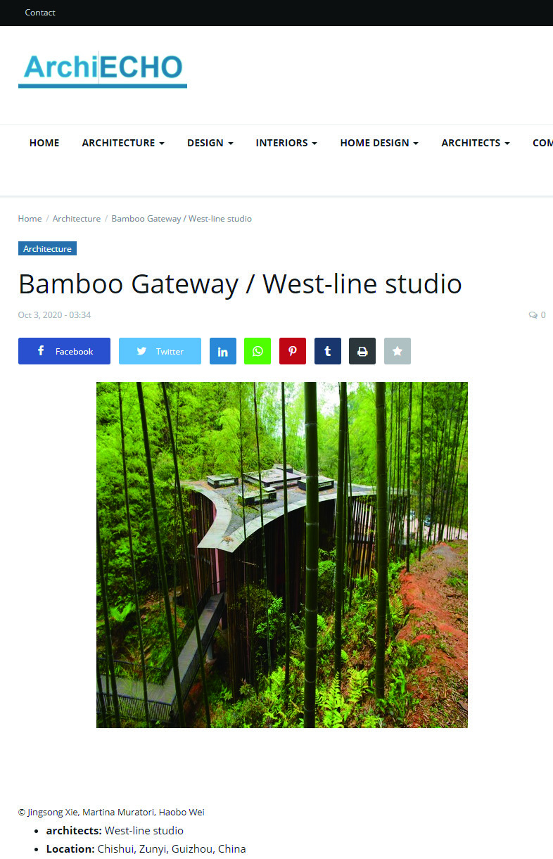 Bamboo Gateway / West-line studio