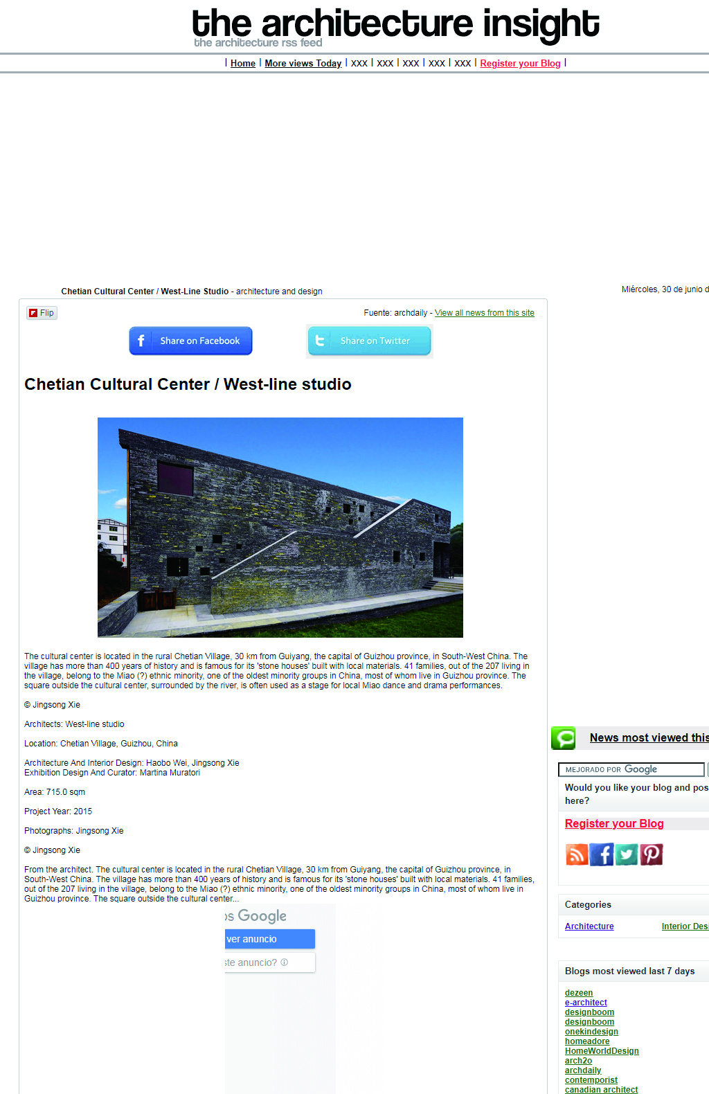 Chetian Cultural Center / West-line studio