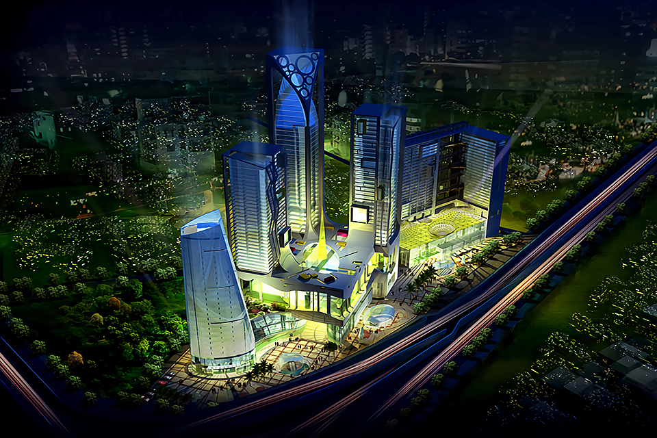 "Sky City" Podium Shopping Mall & Mixed-Use Tower — 2