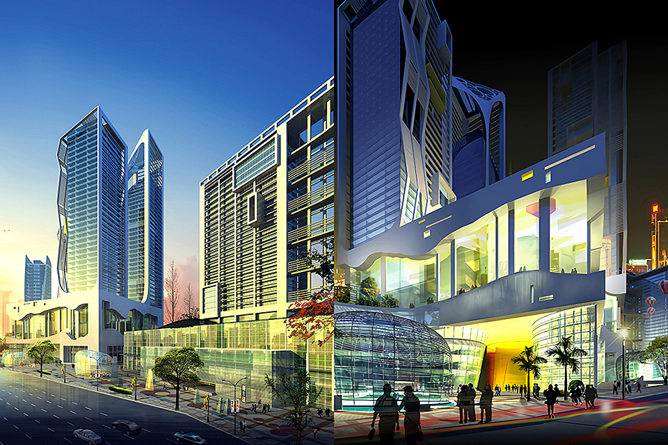 "Sky City" Podium Shopping Mall & Mixed-Use Tower — 3