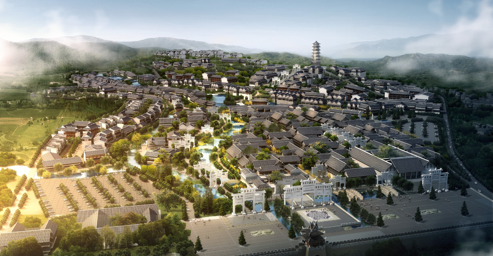 Urban Design for the Qingyan Historical Town New Area — 1
