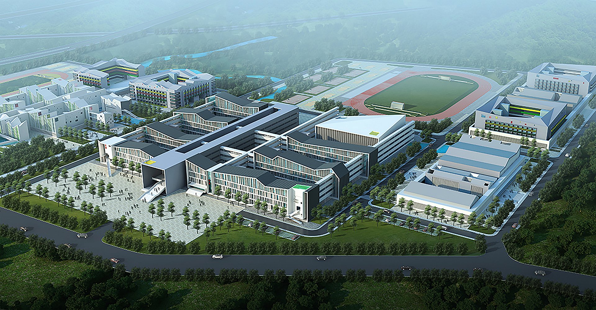Dushan middle school and high school — 1