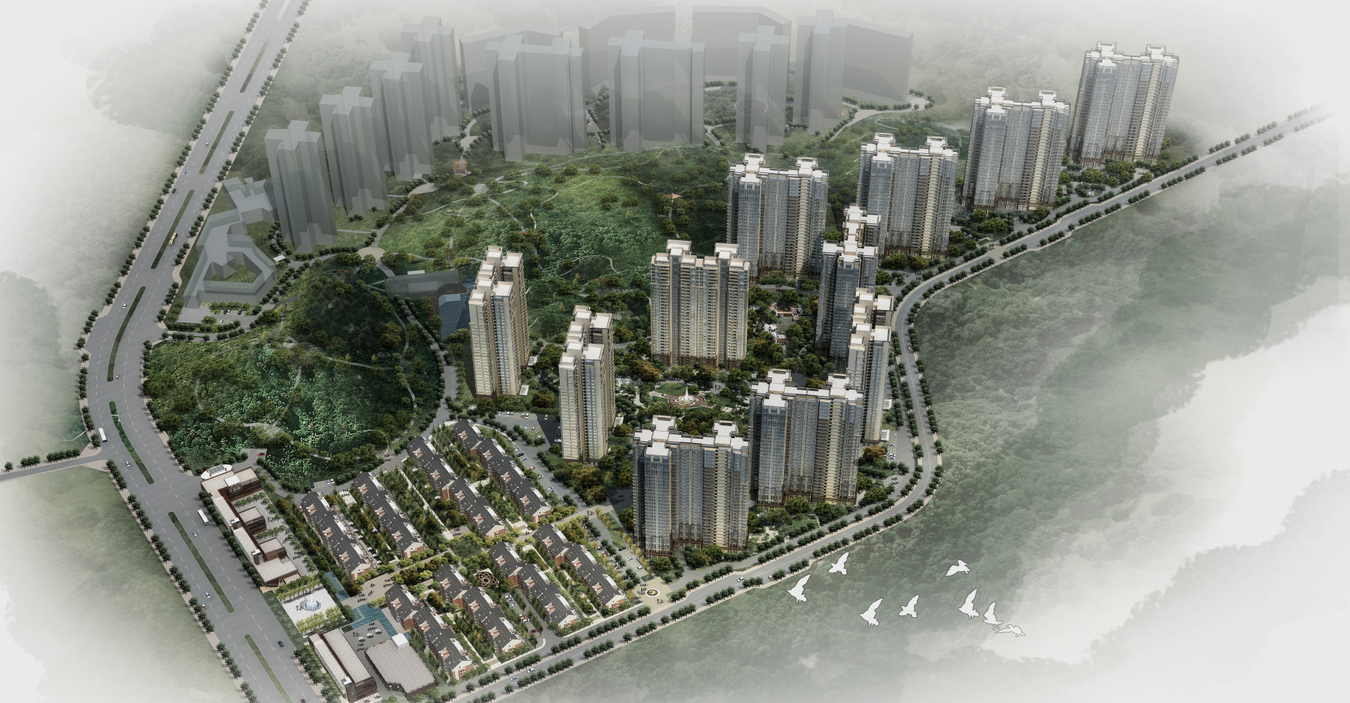 Vanke Golden Domain Residence-Garden Villa and High-rise Community — 1