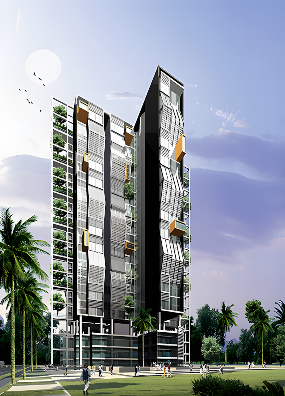 Water & Cloud Residential Tower in Nanning — 2