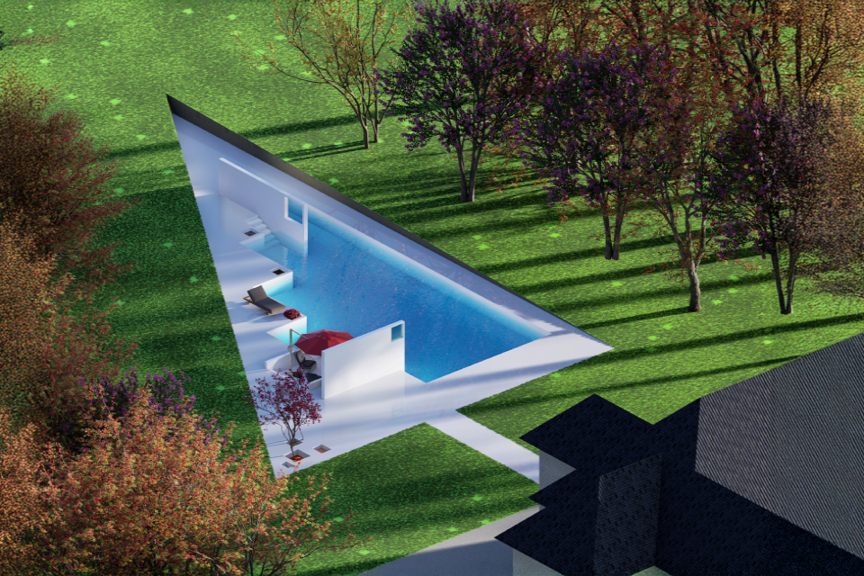 Residential Landscape Swimming Pool, John Creek ,Georgia — 4