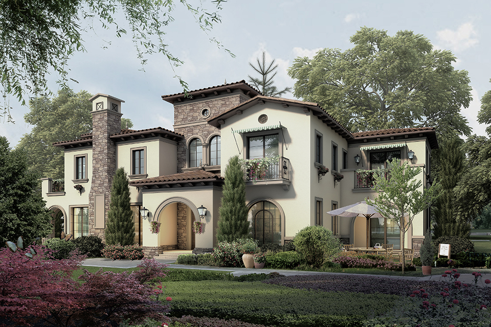 Yunshuiyao Residential Complex — High-Rise Apartments and a Spanish-Style Villa Community — 6