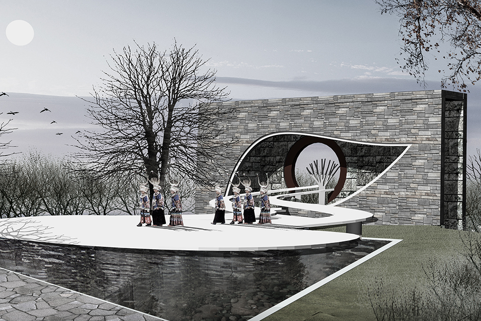 Awakening Stone - Bailong Miao Village Ethnic Performance Venue — 3