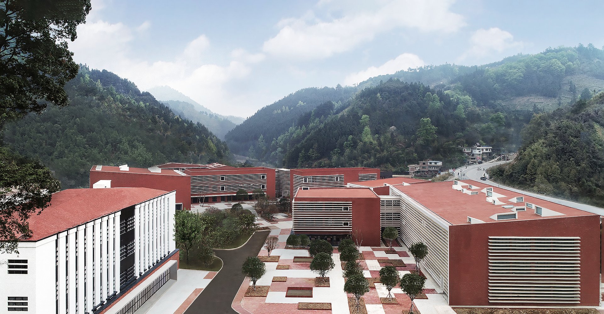 Qiannan Mountain Fire and Emergency Rescue Training Center — 1