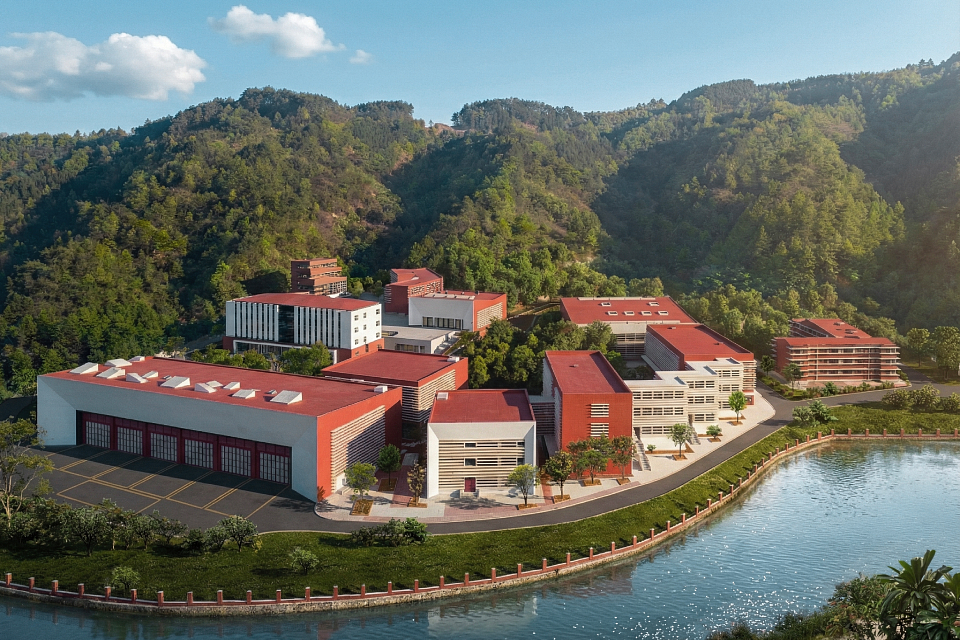 Qiannan Mountain Fire and Emergency Rescue Training Center — 3