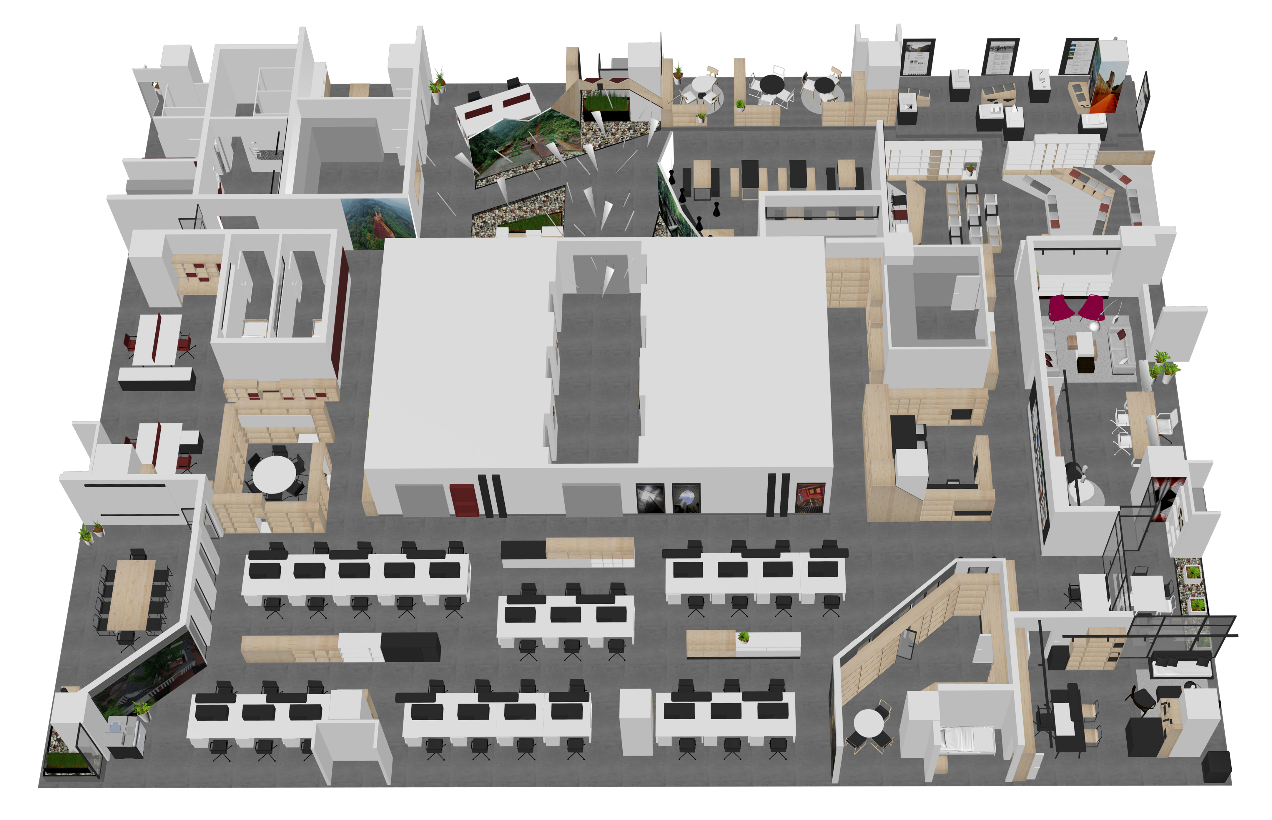 Overall spatial organisation
