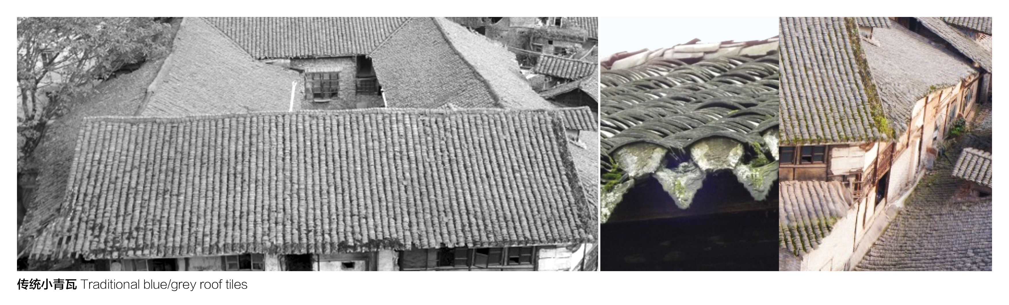 Traditional roof tiles