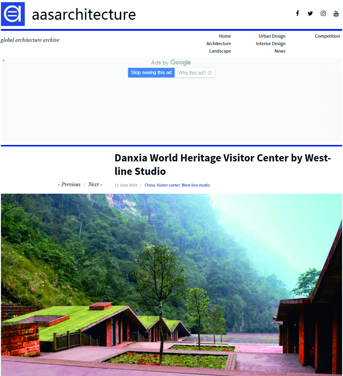 Danxia World Heritage Visitor Center by West-line Studio