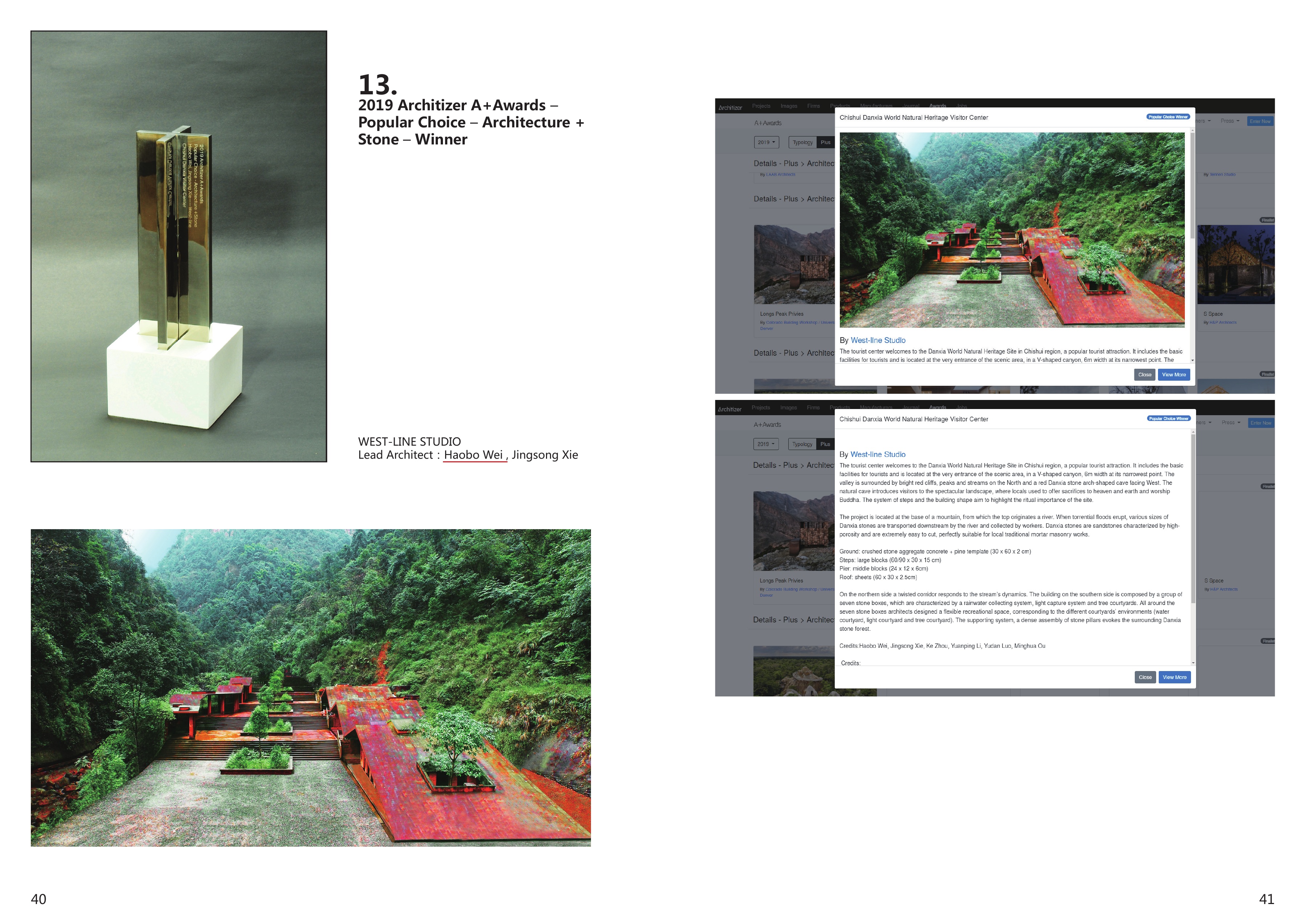 Architizer A+Awards 2019 — Architecture + Stone
