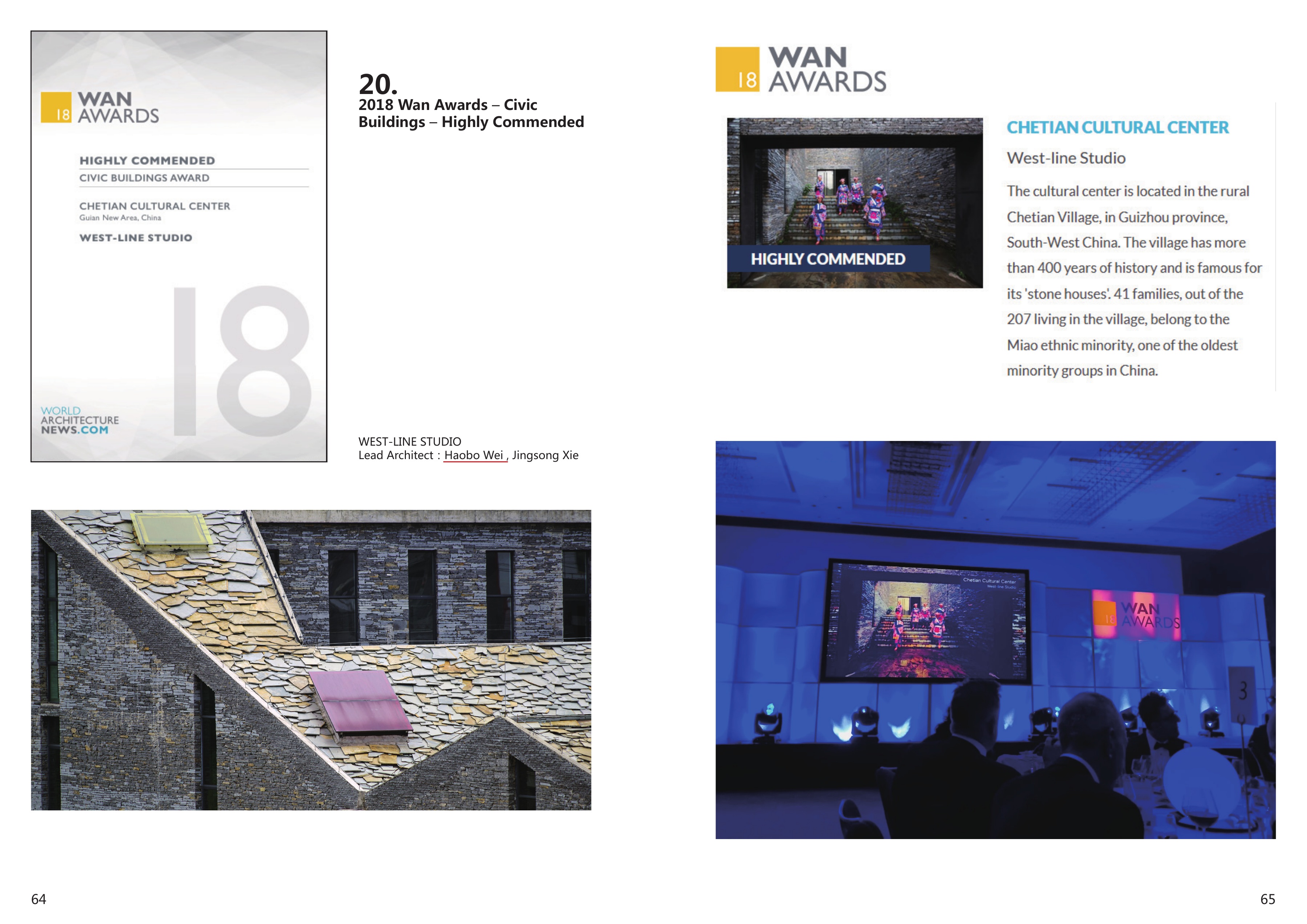 WAN Awards 2018 — Civic Buildings, Highly Commended