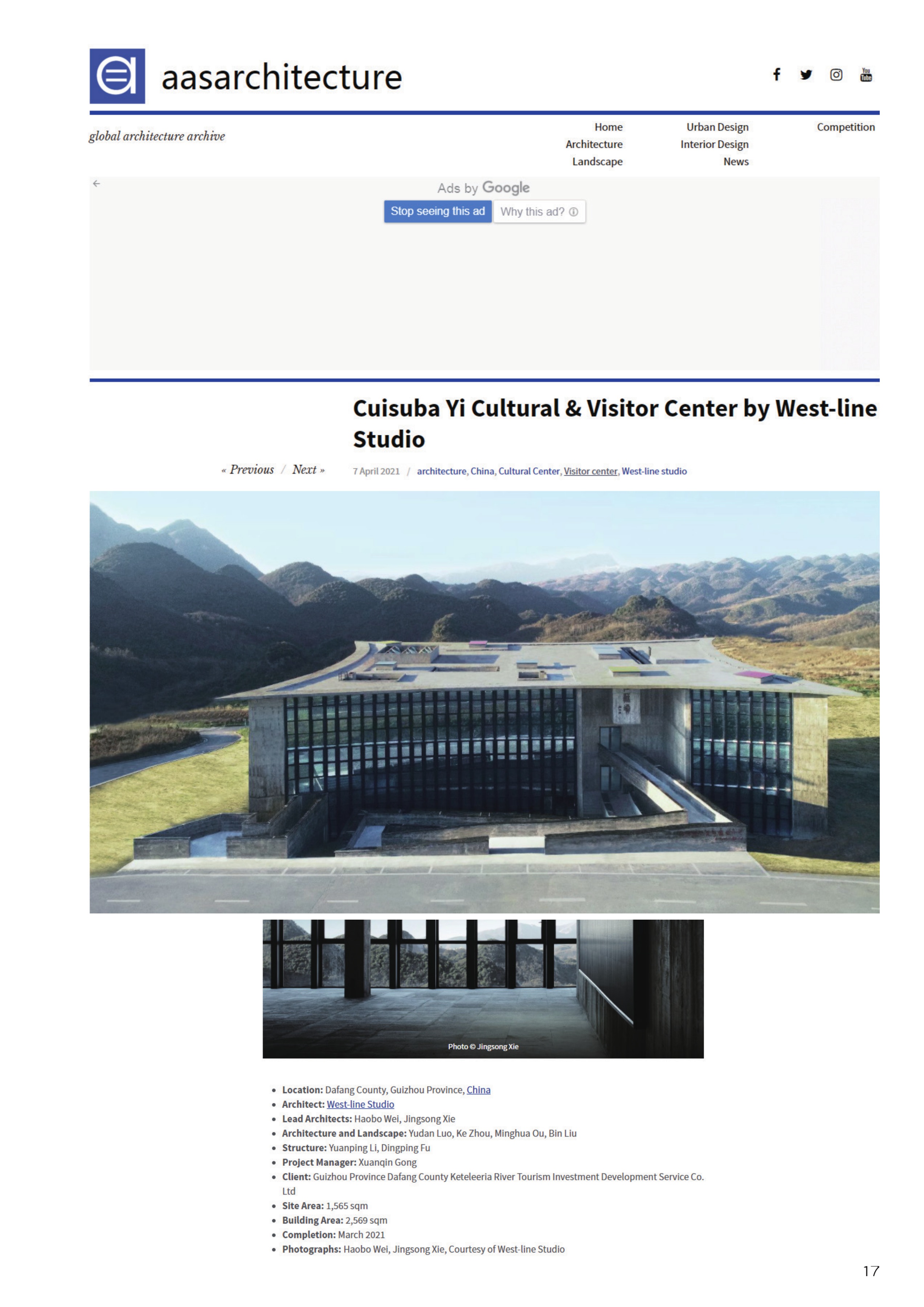 Cuisuba Yi Cultural & Visitor Center by West-line Studio