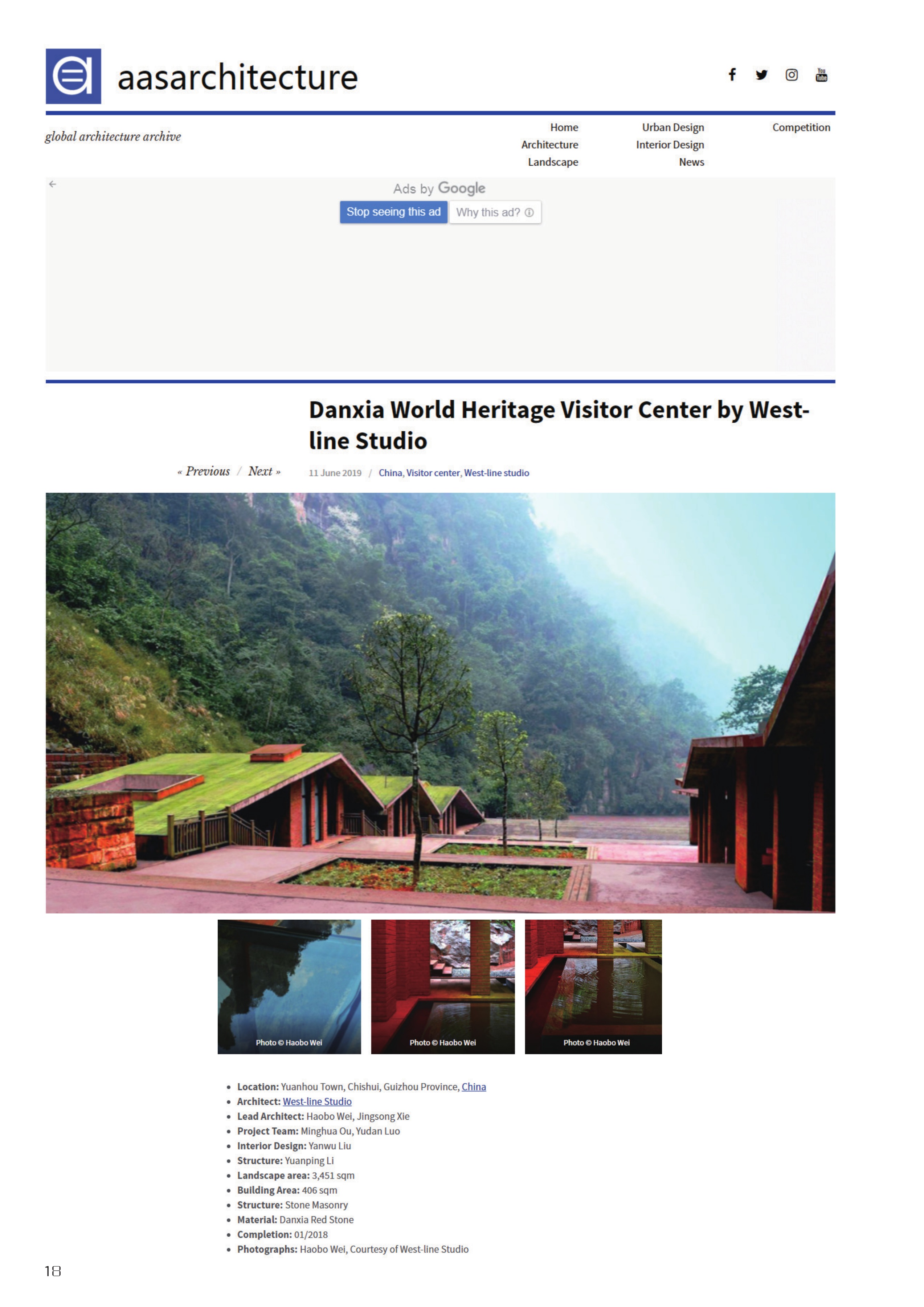 Danxia World Heritage Visitor Center by West-line Studio