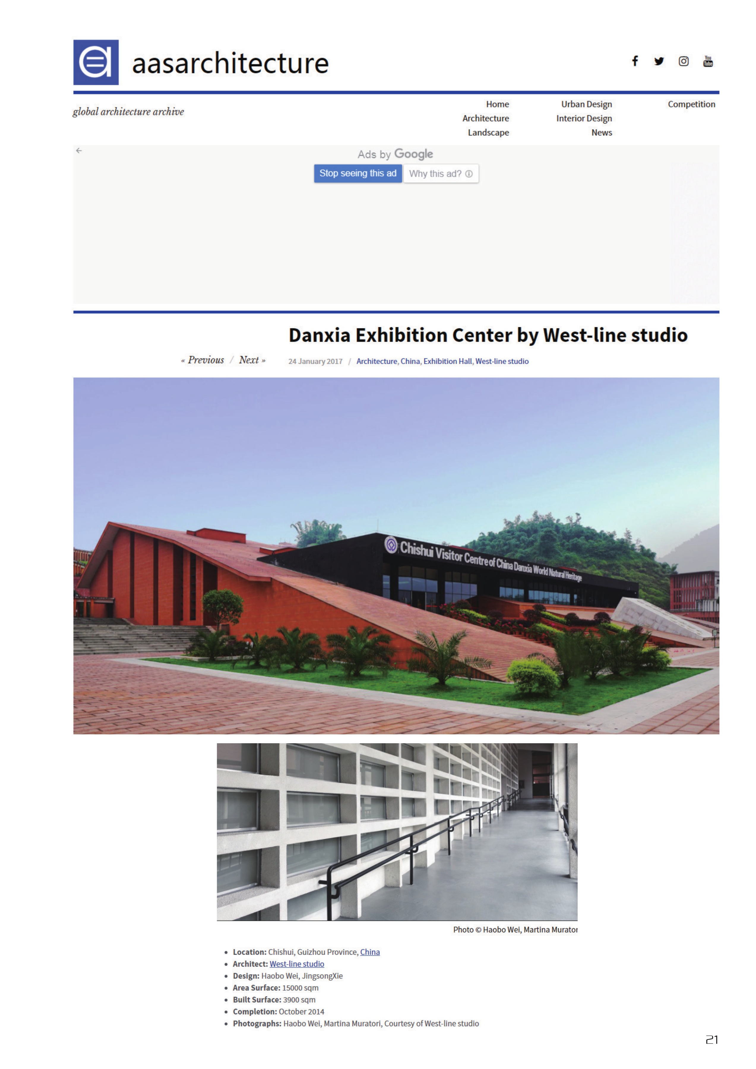 Danxia Exhibition Center by West-line studio