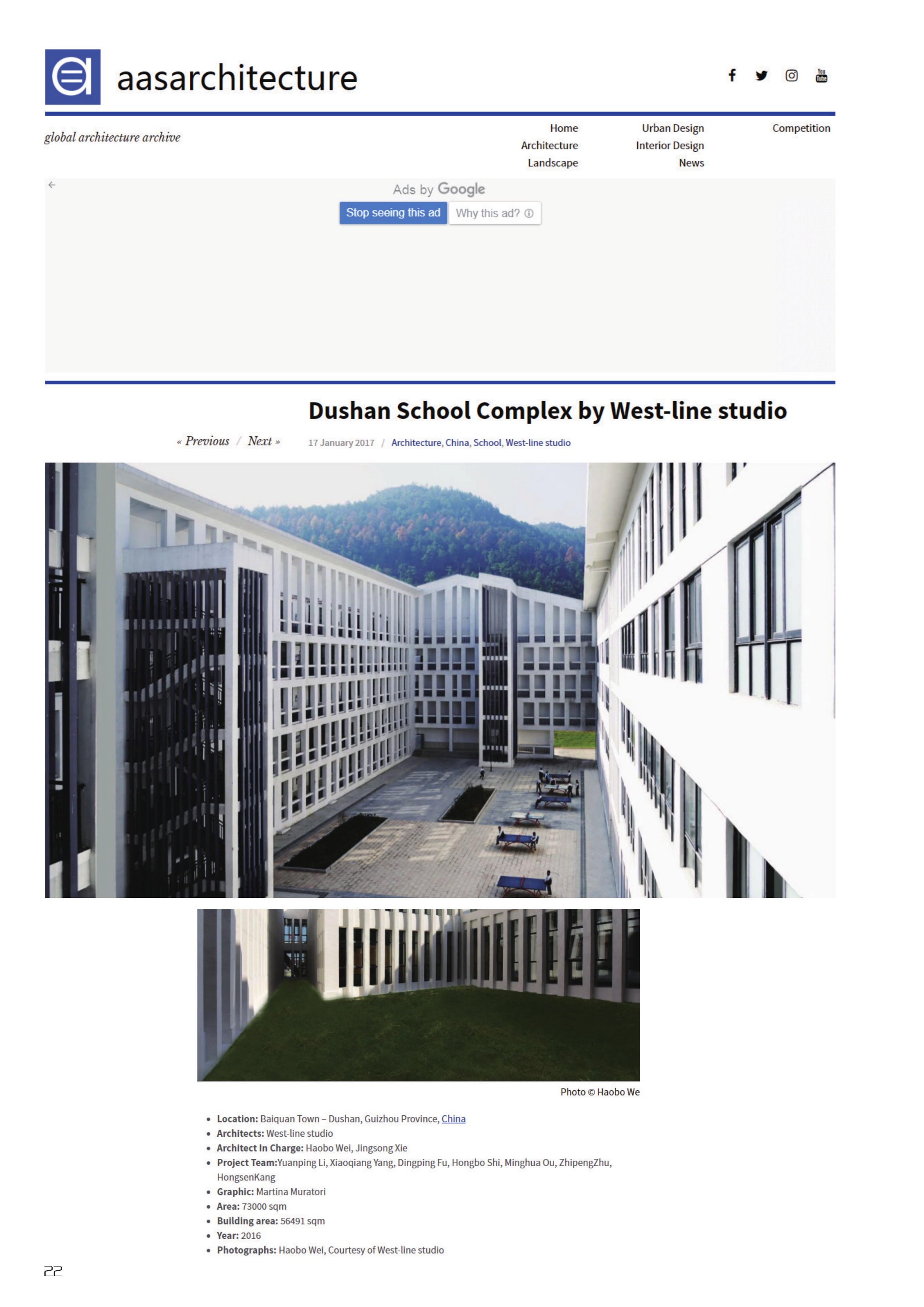 Dushan School Complex by West-line studio