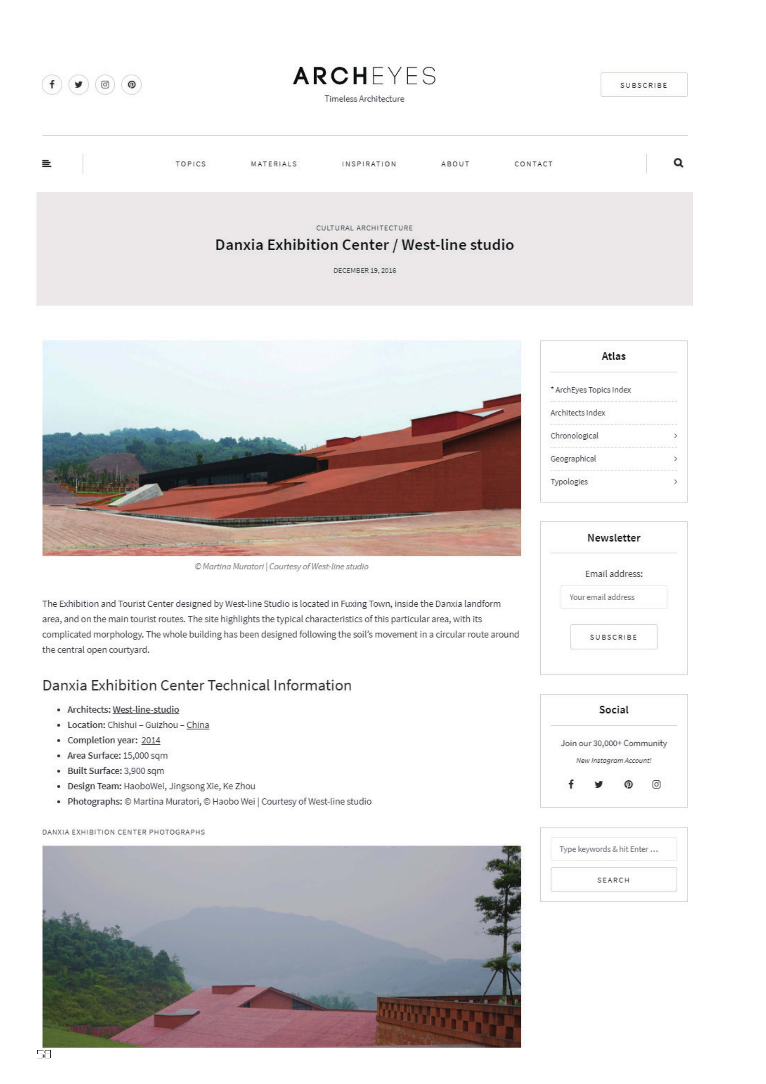 Danxia Exhibition Center / West-line studio