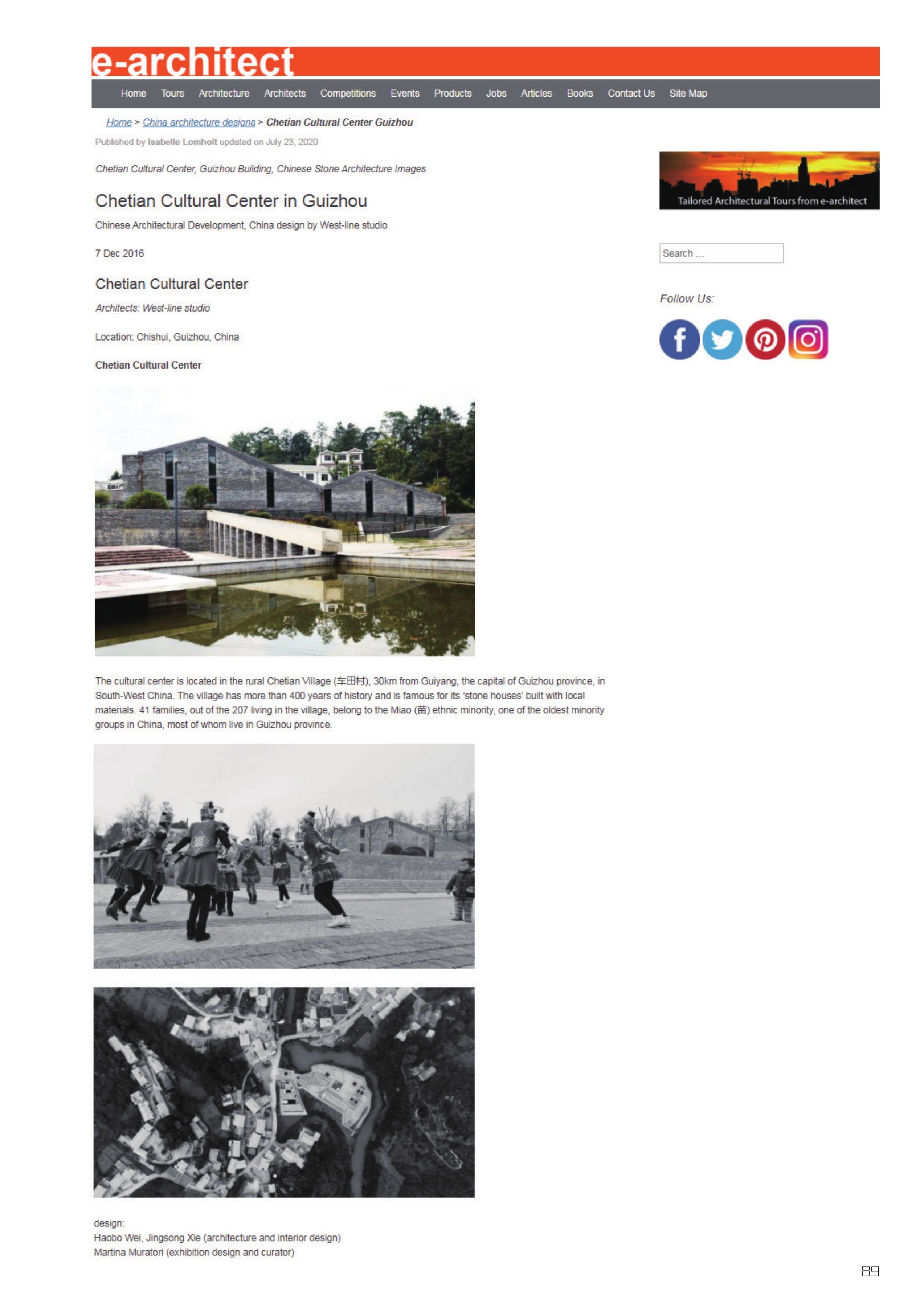 Chetian Cultural Center in Guizhou